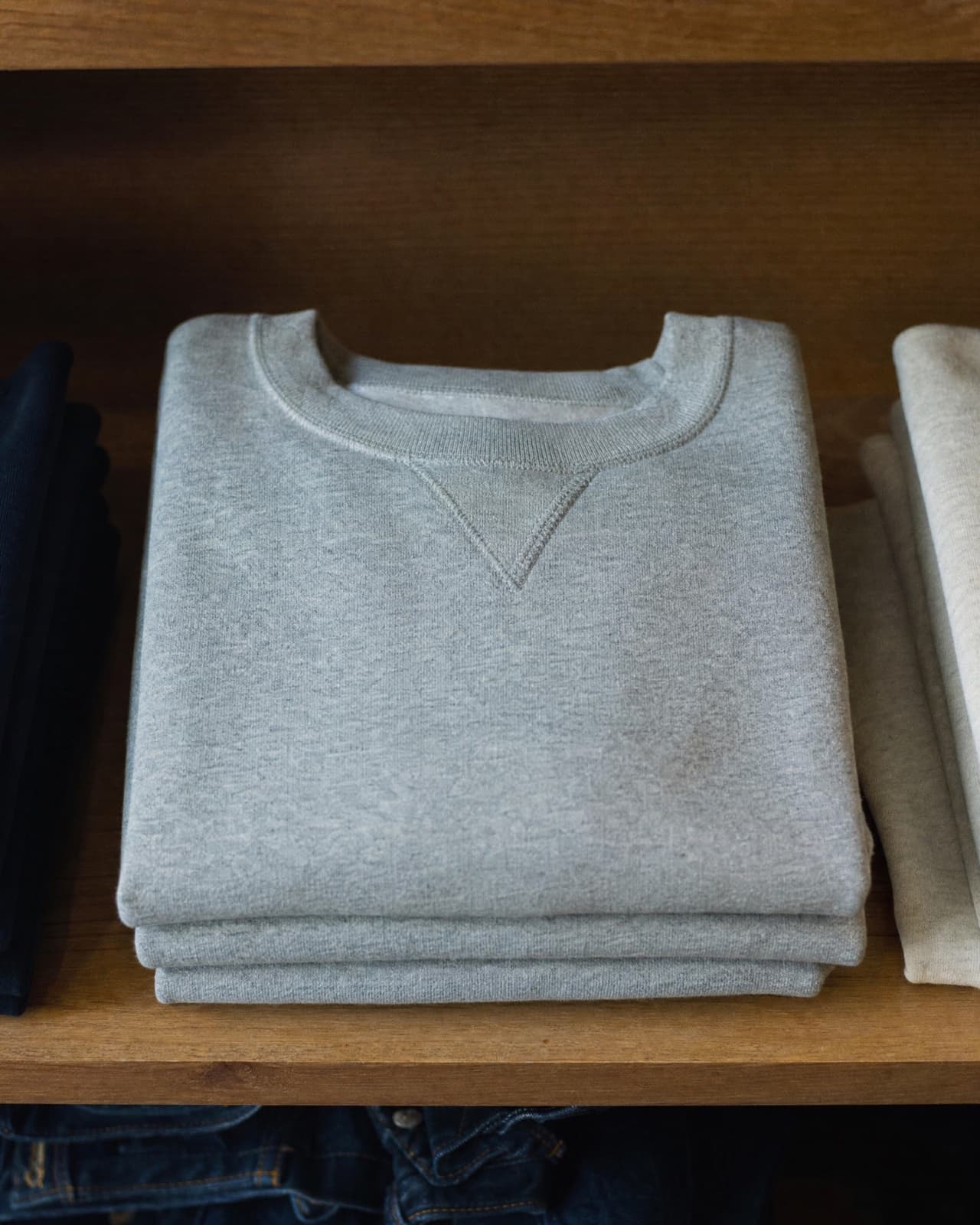 Crewneck, Heather Grey
