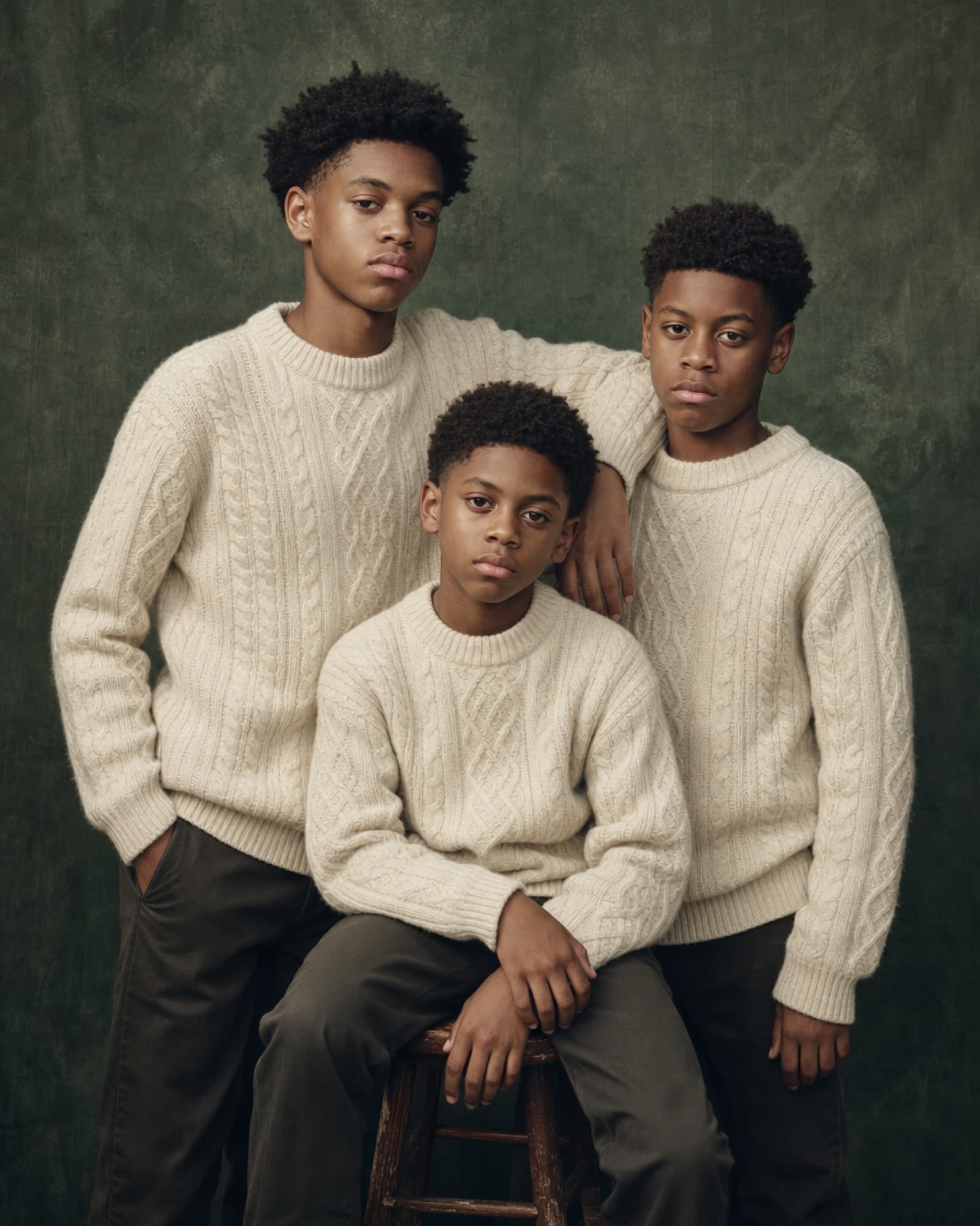 Three Brothers, Cream Sweaters