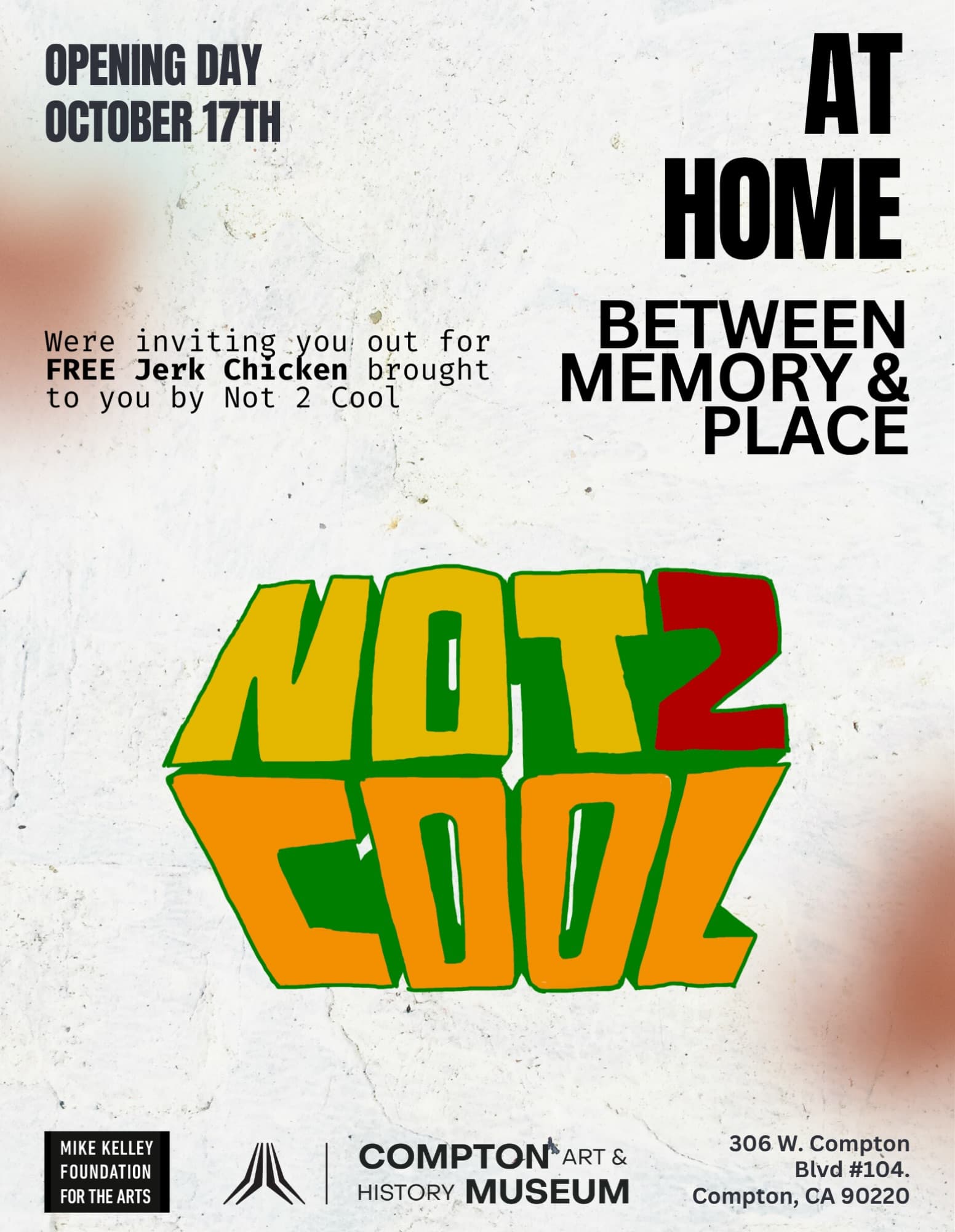 At Home, cookout poster