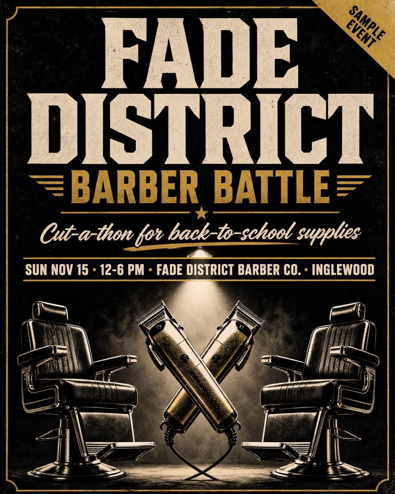 Fade District Barber Battle & Cut-a-thon