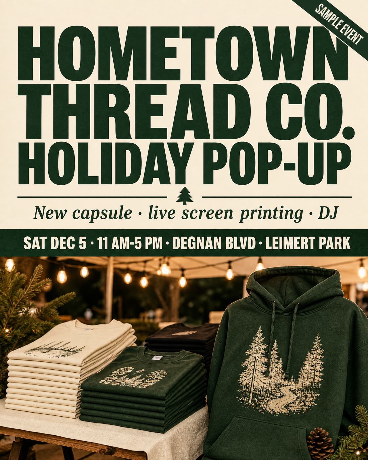 Hometown Thread Co. Holiday Pop-Up