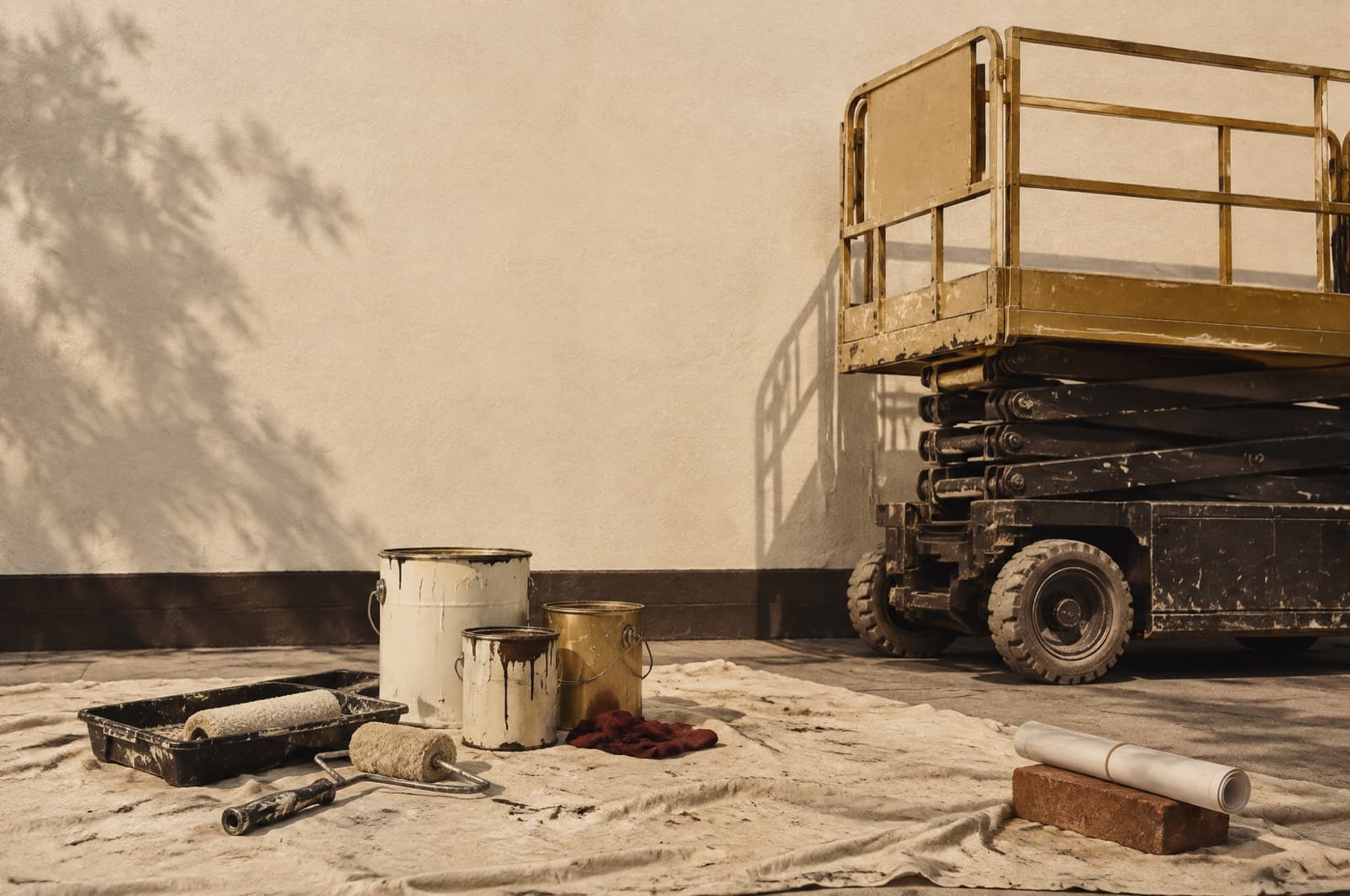 How a Wall Actually Gets Painted
